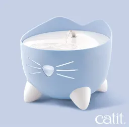 Catit® Fuente Pixi Para Gatos 2.5 Litros Azúl Claro