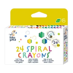 Set 24 Crayones Para Niños Colores Texturizados Ecológicos