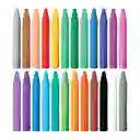 Set 24 Crayones Para Niños Colores Texturizados Ecológicos