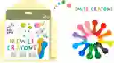 Set 12 Crayones Para Niños Colores Sonrisas Ecológicos Niñas