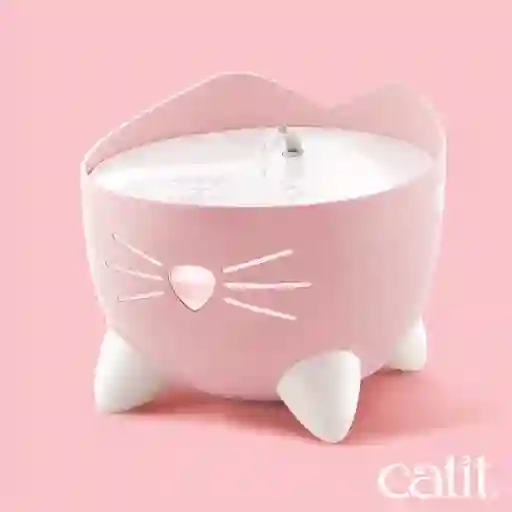 Catit® Fuente Pixi Para Gatos 2.5 Litros Rosa Claro