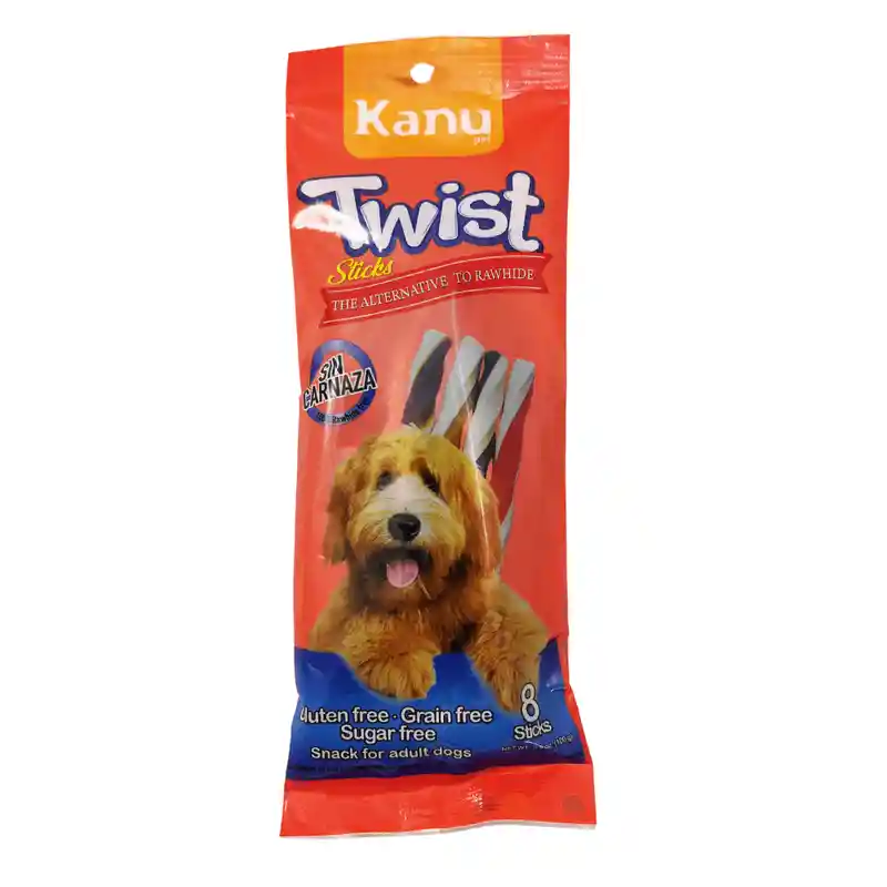 Kanu Pet Twist Stick X 8	