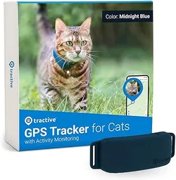 Gps Para Gatos Con Monitoreo De Actividad Tractive 4 Color Midnight Blue Impermeable