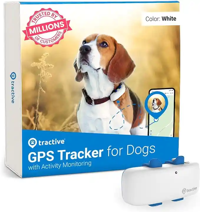 Gps Para Perros Con Monitoreo De Actividad Tractive 4 ,snow Color Impermeable