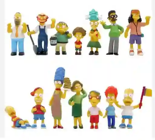 Figuras De Coleccion Los Simpsons Homero Marge Bart 14 Figuras
