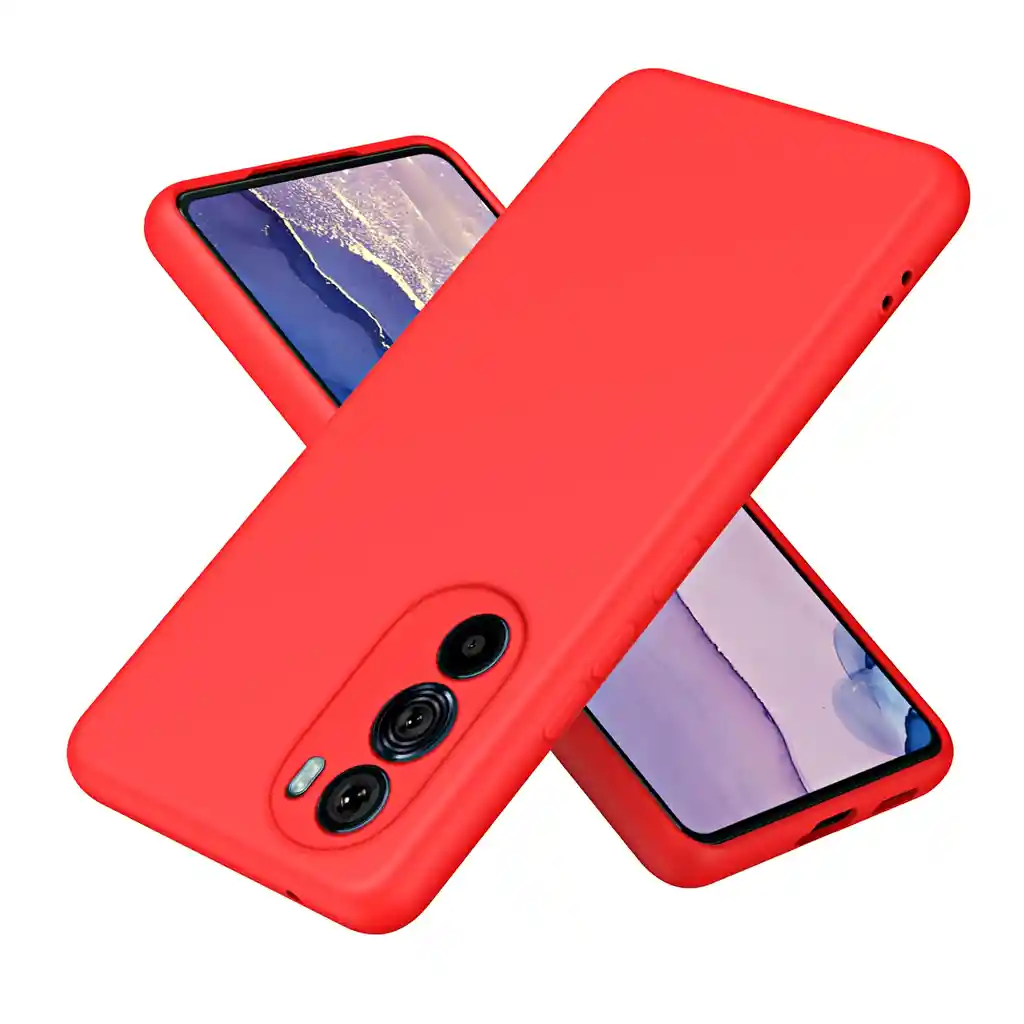 	 Estuche Forro Protector Silicone Case Para Motorola Edge 30