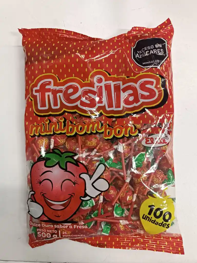 Fresillas Mini Bombom X 100 Unidades