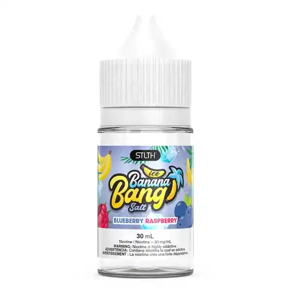 Stlth Salt Nic Banana Bang Ice Blueberry Raspberry 30ml 20%. Nic