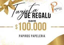 Tarjeta De Regalo.