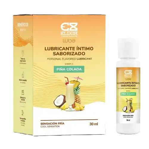 Lubricante Frio Elixir X30ml Sabor Piña Colada