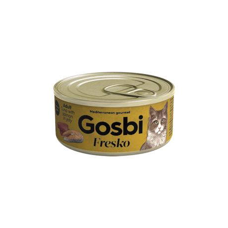 Lata Gato Adulto Gosbi Fresko Tuna With Salmon 70 Gr - Rappi