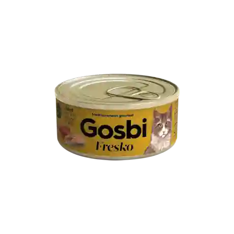 Lata Gato Adulto Gosbi Fresko Tuna With Salmon 70 Gr