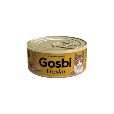 Lata Gato Adulto Gosbi Fresko Tuna With Salmon 70 Gr