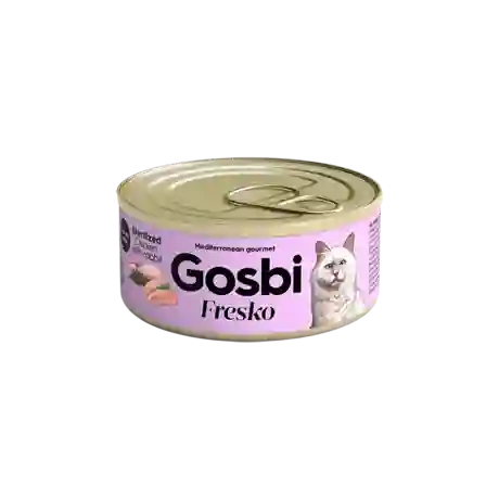 Lata Gato Castrado Gosbi Fresko Chicken With Rabbit 70 Gr