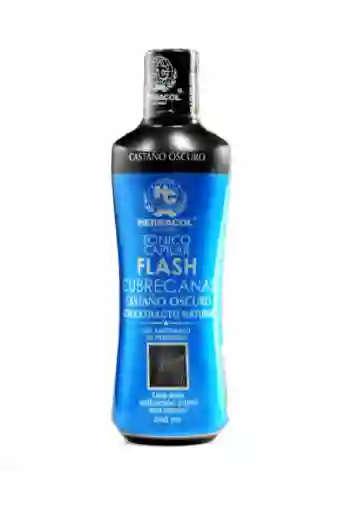 Tonico Flash Cubre Canas Castaño Oscuro X 240 Ml