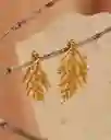 Aretes Hoja Pino Mediano