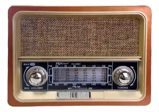 Radio Am / Fm Bluetooth Vintage Con Usb Mp3 Clásico