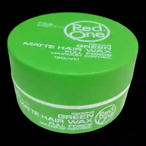 Cera Red One Verde Green Matte Hair Wax