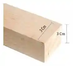 Palo De Balso Cuadrado 3*3