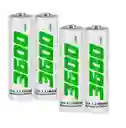 Pilas Baterías Recargables Aa 3600mah Blister X4 Unidades