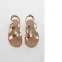 Sandalias Keila Oro Talla 28 Niñas Mango