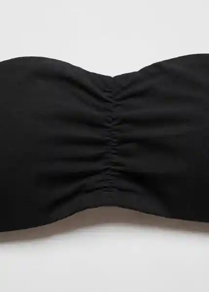 Sujetador Bandeau Negro Talla 21 Niñas Mango