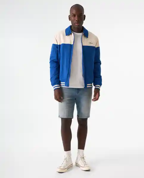 Bermuda Hombre Azul Talla 34 552G002_AZU114604