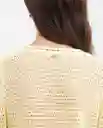 Cardigan Lace Amarillo Margarita Medio Talla M Chevignon
