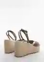 Sandalias Alex Crudo Talla 37 Mujer Mango