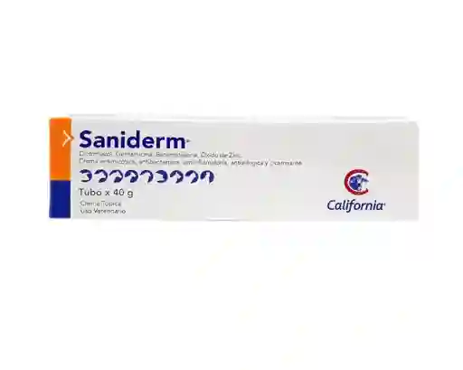 Saniderm Crema 40g Samiderm Para Mascotas Antibacteriana, Cicatrizante