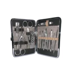 Set Kit Manicure Y Pedicure Plateado 614n X14 Piezas