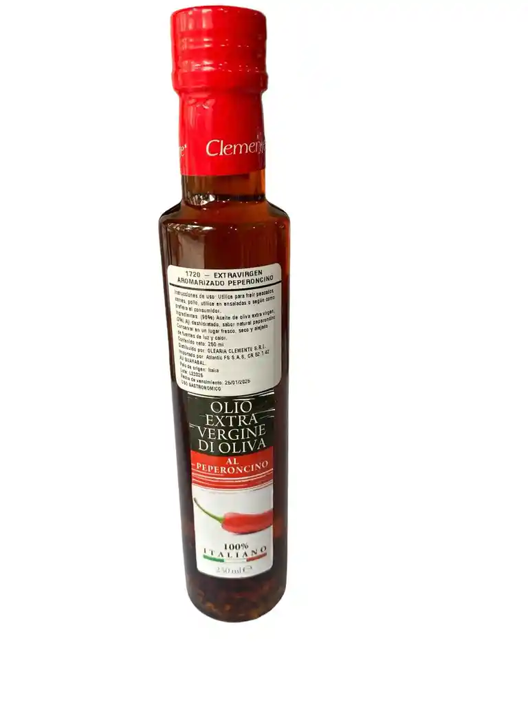 Aceite De Oliva Extra Virgen Al Peperoncino
