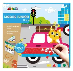 Set De Arte Y Manualidades Con Stickers Mosaico Carros