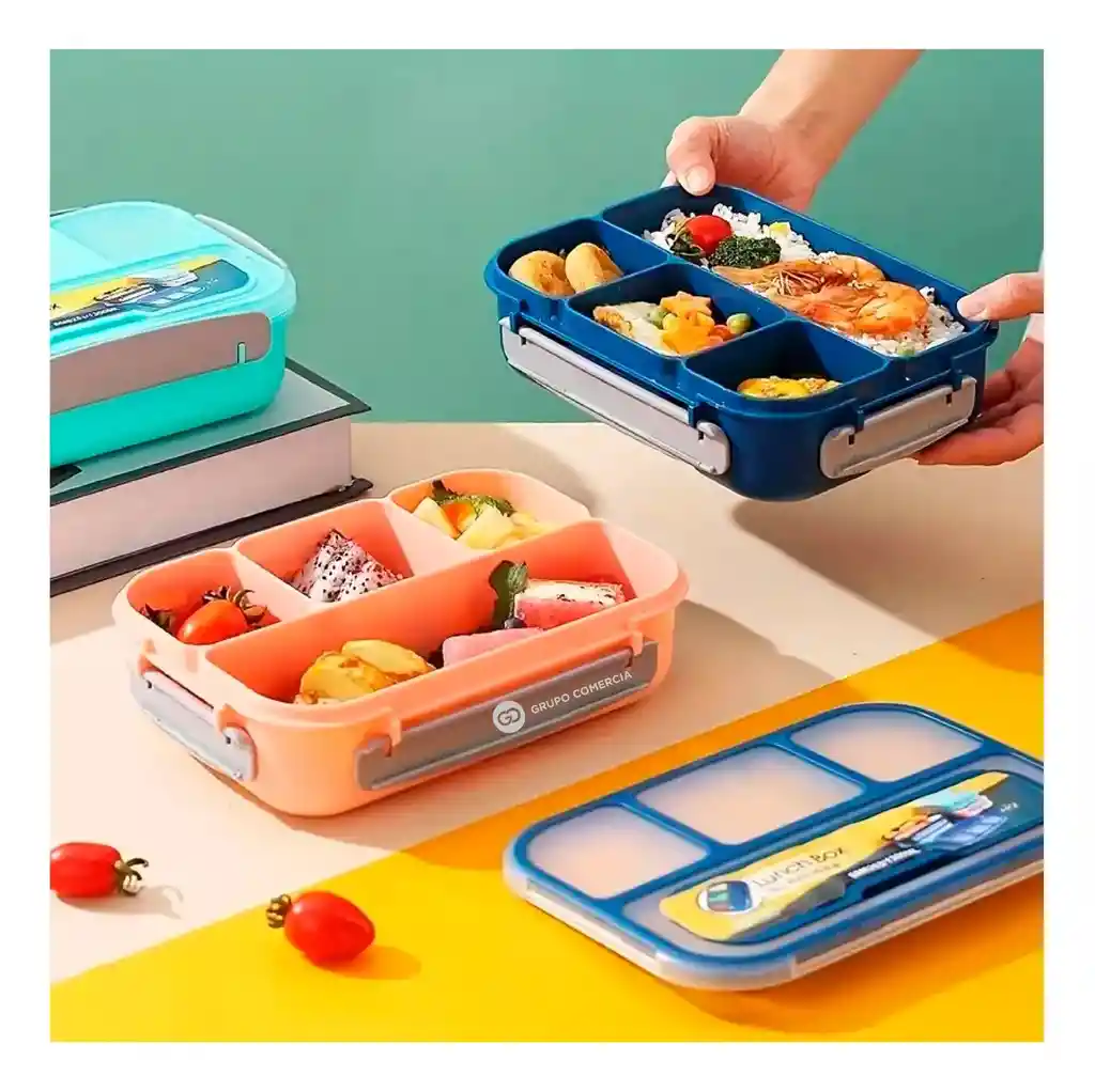 Porta Comidas Lonchera Tupper Almuerzo 1 Litro Ter Lunch Box