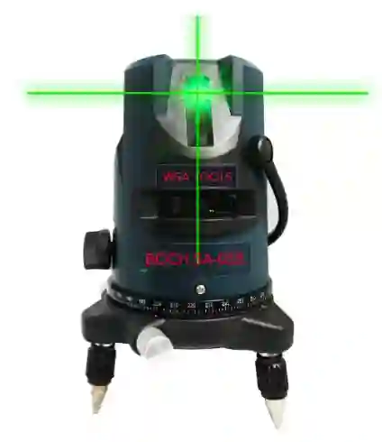 Nivel Laser 5 Lineas Trípode Cargador Y Gafas Luz Verde