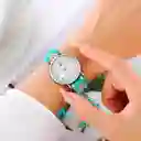 Reloj Tejido Artesanal Dama Mujer + Estuche