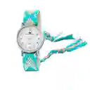 Reloj Tejido Artesanal Dama Mujer + Estuche