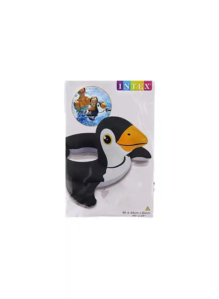 Aro Flotador Inflable Pingüino, Flotador Dona, Natacion, Salvavidas