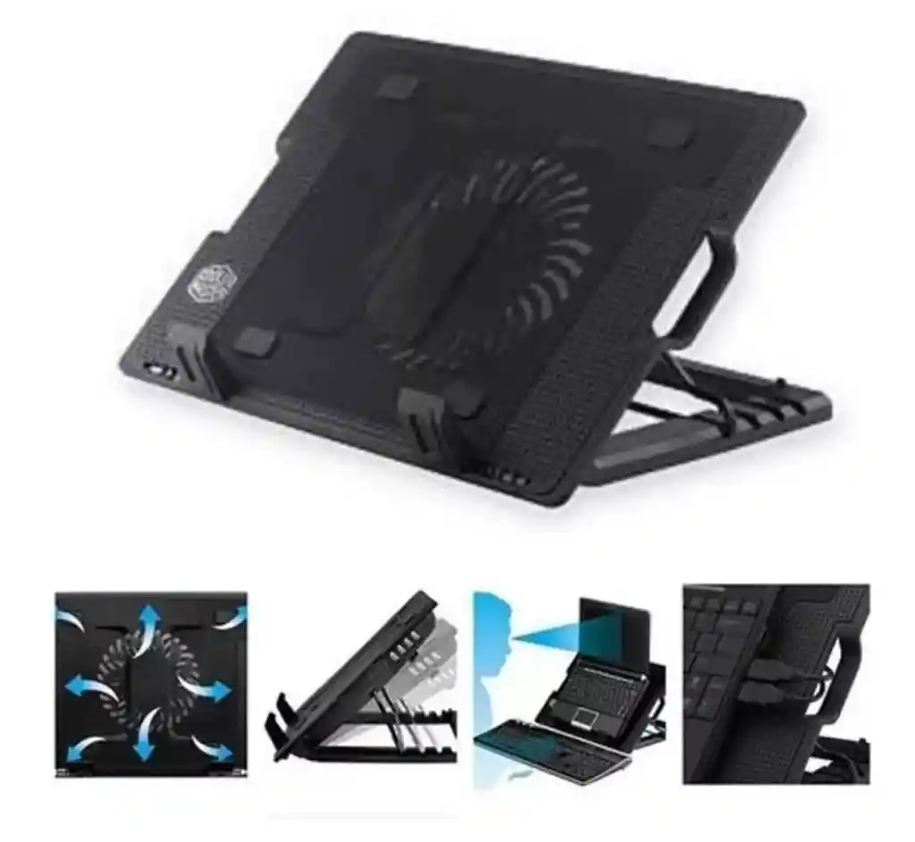 Base Gamer Refrigerante De Portátil 5 Niveles