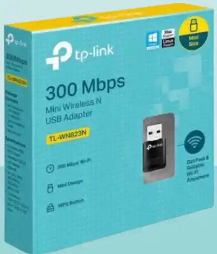 Tarjeta De Red Inalambrica Usb 300mbps Tp-link Tl-wn823n