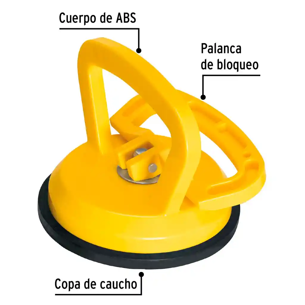 Chupa Ventosa Para Vidrios De 1 Copa Multimarca (carga Maxima 40kg)