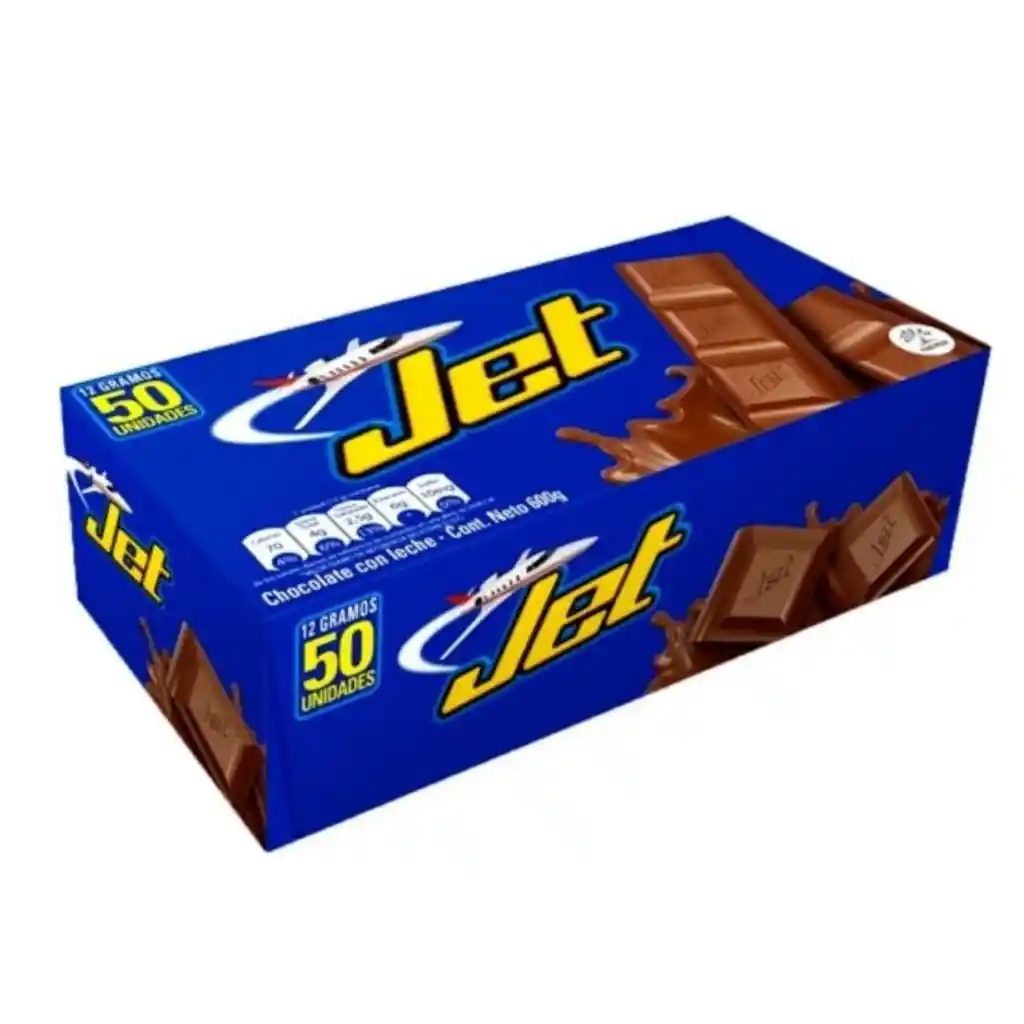 Chocolatina Jet *50 Unidades