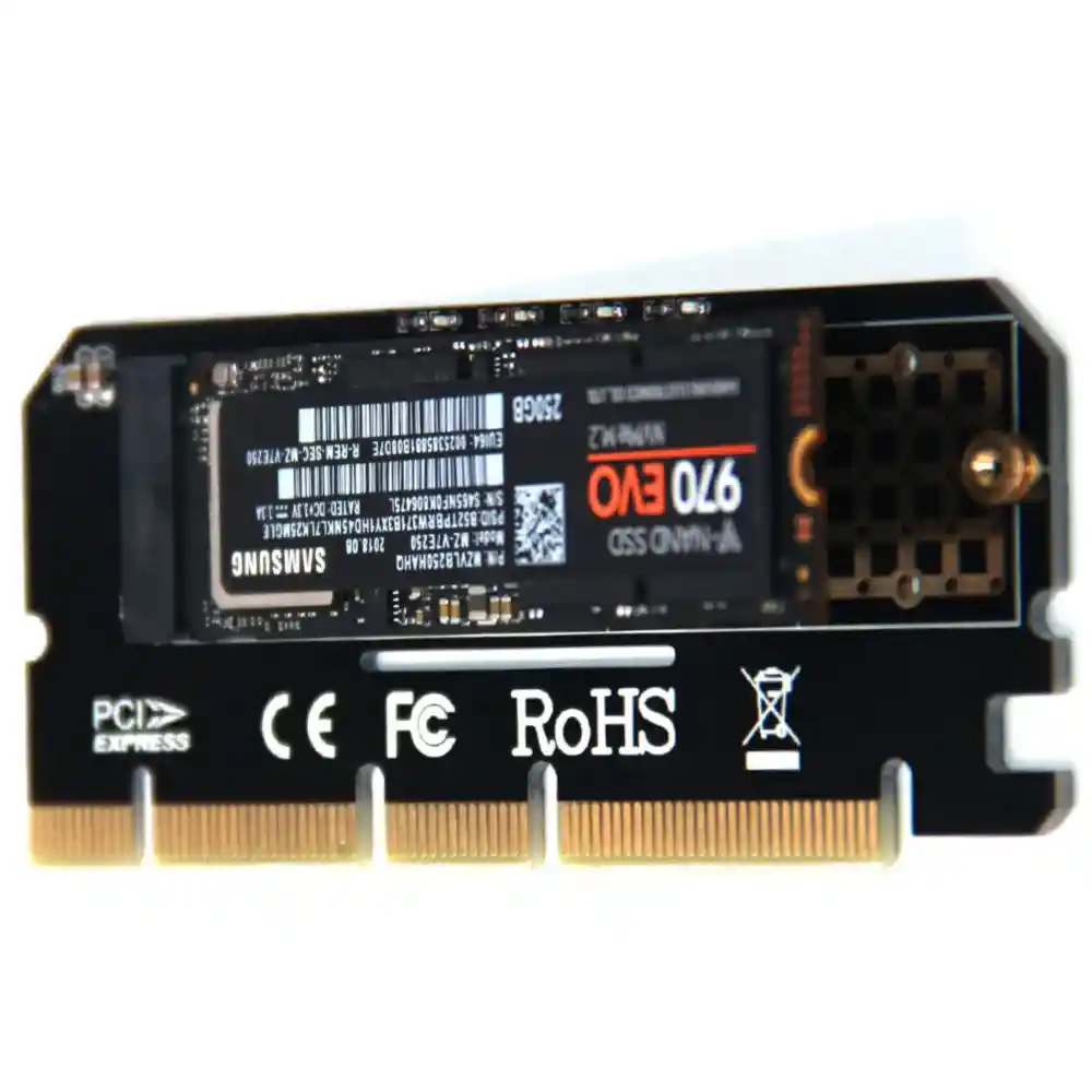 Tarjeta Pci 3.0 4x 8x 16x Express De Expansión Para Unidades M.2