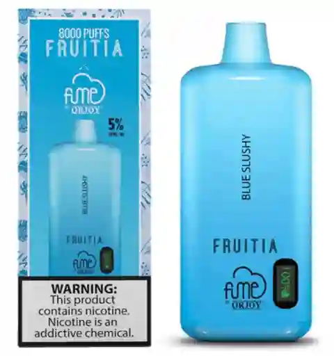 Vape Fume Fruitia Blue Slushy 8000 Puffs