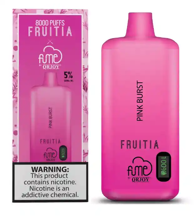 Vape Fume Fruitia Pink Burst 8000 Puffs