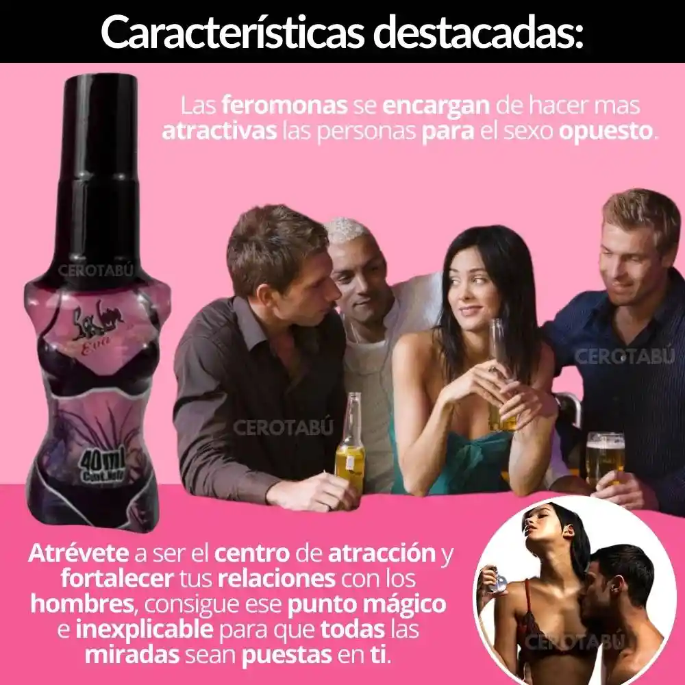 Perfume Con Feromonas Para Mujer X37 Ml