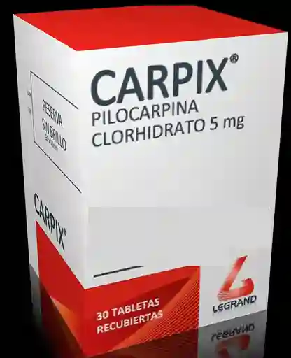 Carpix, Pilocarpina Clorhidrato 5 Mg X 30 Tableyas