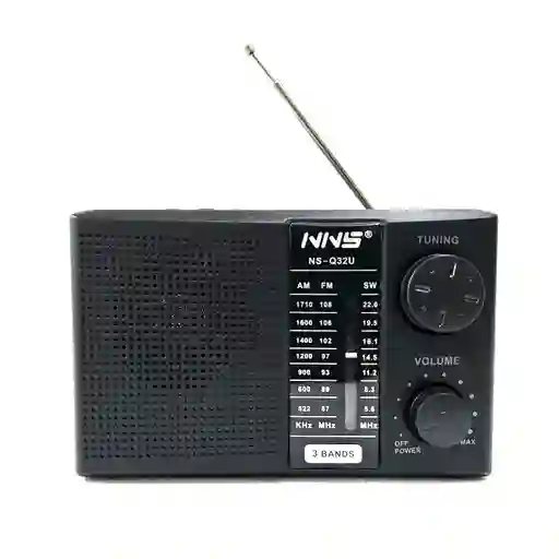 Radio Parlante Mp3 Usb Con Linterna Sd Recargable Am Fm Sw