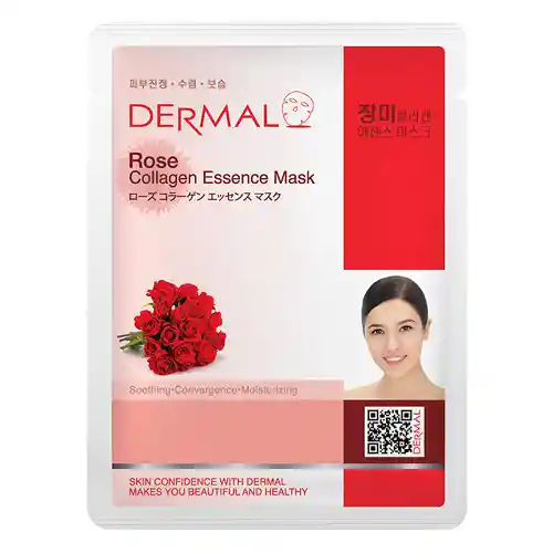 Mascarilla Koreana Dermal 23-rose