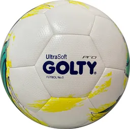 Balón De Fútbol #5 Golty Prof Ultra Soft Capsulas De Gel/ Blanco